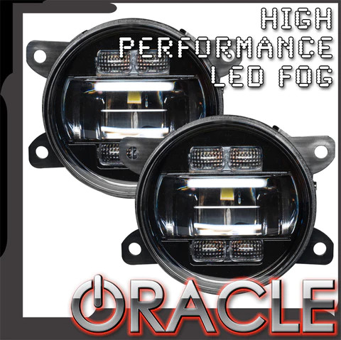 Oracle 4in High Performance LED Fog Light (Pair) - 6000K - 5868-504
